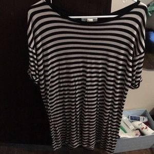 Black and white striped t-shirt dress!